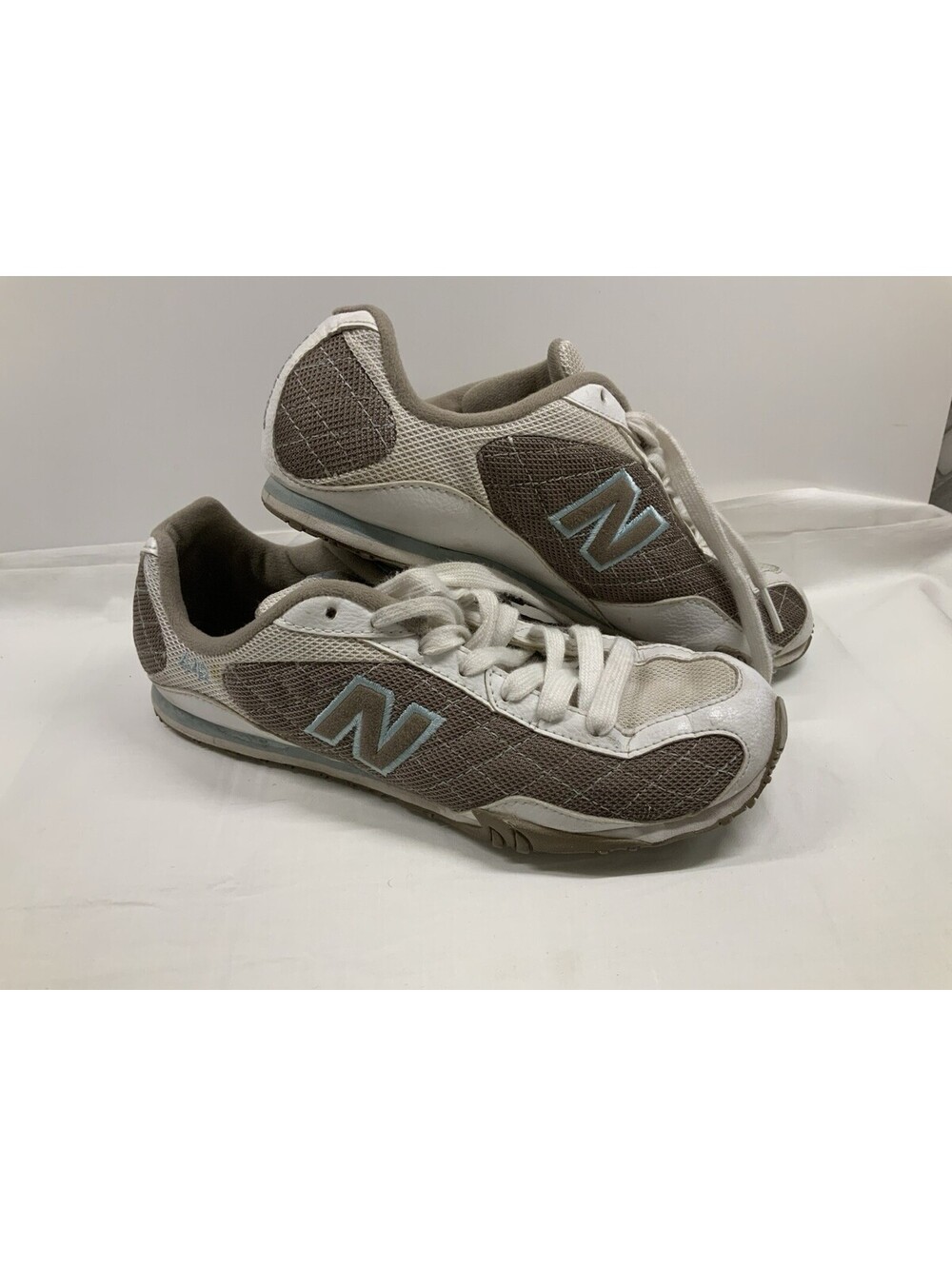 Womens Size 8 New Balance Sneakers Tennis Shoes Style 442 Quilted Brown Blue N